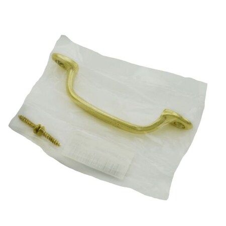 Ives Commercial Aluminum Screen Door Pull Bright Brass Finish 25A3